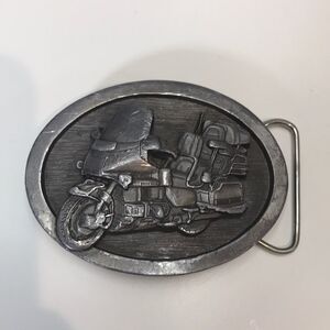VINTAGE BUCKLES OF AMERICA "The Ultimate Touring Bike" Pewter Belt Buckle